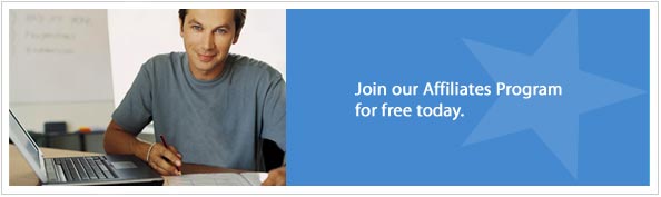 Join our Affiliates Program for free today.