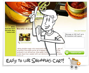 Easy to use Shopping Cart!