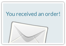 get notified by email everytime you receive and order